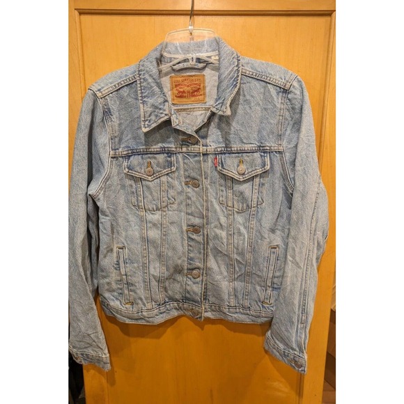 LEVIS Denim Trucker Jacket Size‎ Large Youth - Picture 1 of 9